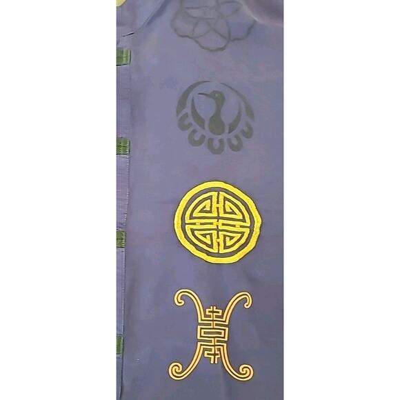 Chico’s Design Silk Jacket Embroidered Phoenix Art Deco Boho Statement Size 2 - Picture 7 of 8